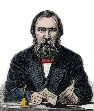 Moritz Lazarus - English philosopher, psychologist (1824-1903) by Unknown artist