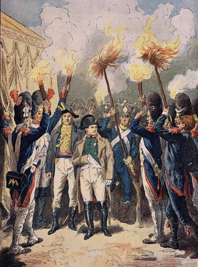 Napoleon and his army, in December 1805, the eve of Austerlitz by Unknown artist