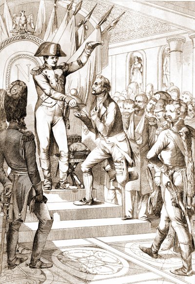 Napoleon distributed the orders of the Legion of Honour in 1804 by Unknown artist