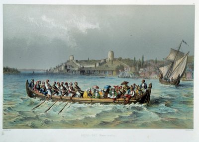 Omnibus Boat in Constantinople by Unknown artist