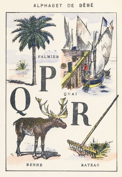 Palm Tree, Dock, Reindeer, Rake by Unknown artist