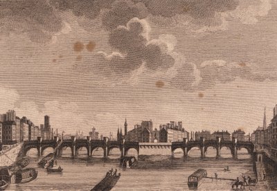 Paris, Pont Neuf and the Ile de la Cité on the Seine by Unknown artist
