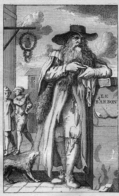Pierre de Montmaur (1576 -1650) erudite, French poet of Latin expression - engraving by Unknown artist