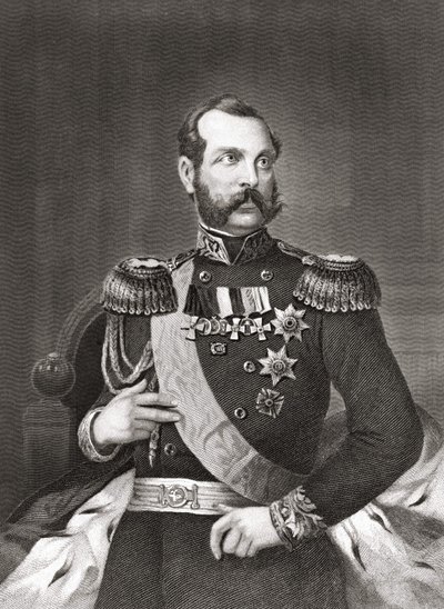 Portrait of Alexander II Nikolayevich, Emperor of Russia by Unknown artist