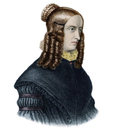 Portrait of Annette von Droste-Hulshoff, English writer and poet by Unknown artist
