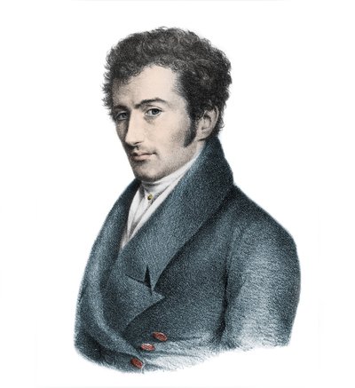 Portrait of Anselm Huttenbrenner (1794-1868) Austrian composer by Unknown artist