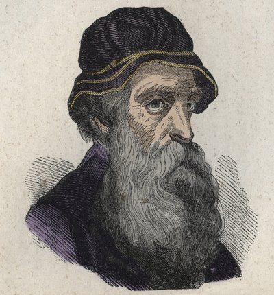 Portrait of Benvenuto Cellini, the Italian Renaissance Sculptor, Goldsmith, Sculptor and Author 1500-1571 by Unknown artist