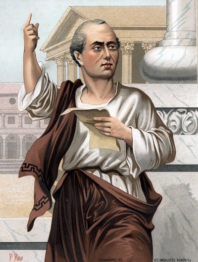 Portrait of Cicero in Latin Marcus Tullius Cicero Roman politician, orator and writer by Unknown artist