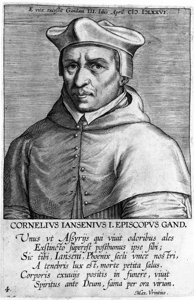 Portrait of Cornelius Jansen, dit Jansenius, founder of Jansenism. by Unknown artist