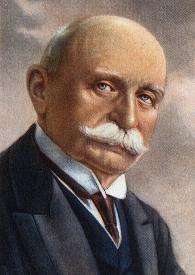 Portrait of Count Von Zeppelin (1838-1917), German Industrialist, Airship Constructor by Unknown Artist