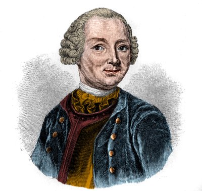 Portrait of Ewald Christian von Kleist (1715-1759) German poet. by Unknown artist