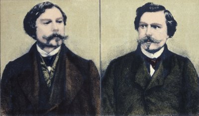 Portrait of Edmond Goncourt and Jules Goncourt by Unknown artist