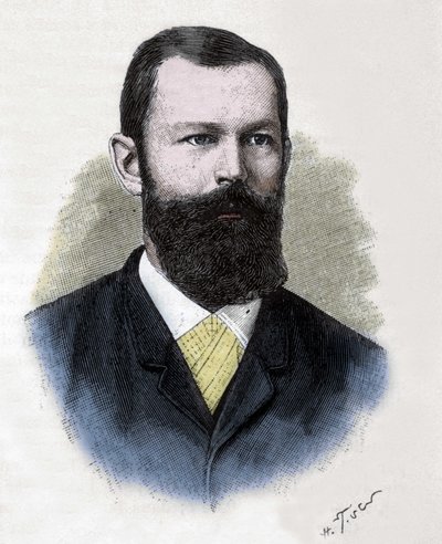 Portrait of Emil Hermann Fischer (1852-1919), German Chemist by Unknown artist