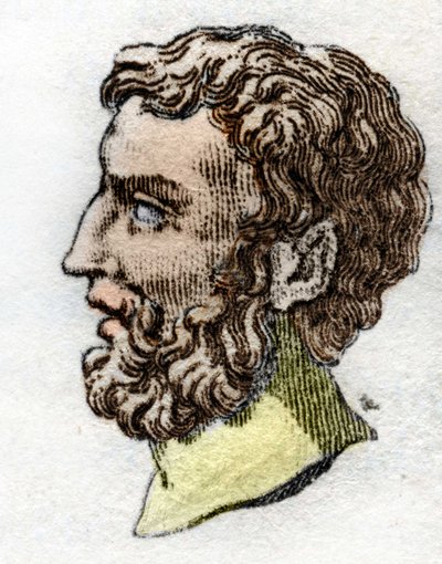 Portrait of Epaminondas general and Boetian statesman belong to the Democratic Party (-418 - -362) by Unknown artist