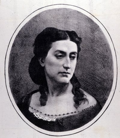 Portrait of Erminia Frezzolini, Italian Soprano by Unknown artist