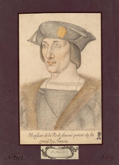 Portrait of Francois I de La Rochefoucauld by Unknown artist