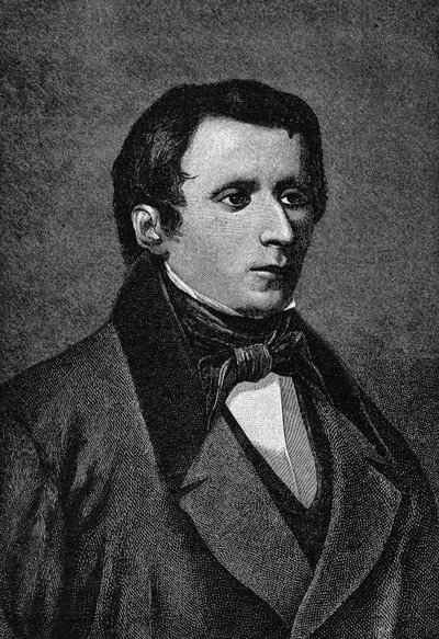 Portrait of Giacomo Leopardi, Italian Writer by Unknown artist
