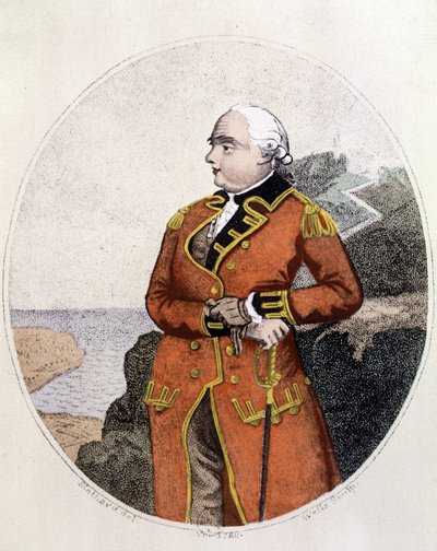 Portrait of James Cook (1728 - 1779) by Unknown artist