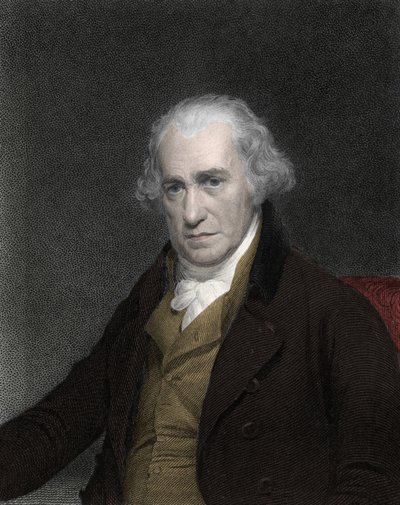 Portrait of James Watt (1736-1819), Scottish inventor and mechanic by Unknown artist