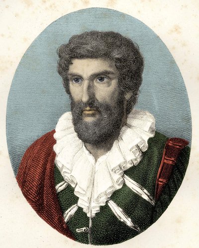 Portrait of Jean Goujon (1510-c. 1566) French sculptor, designer and architect. by Unknown artist