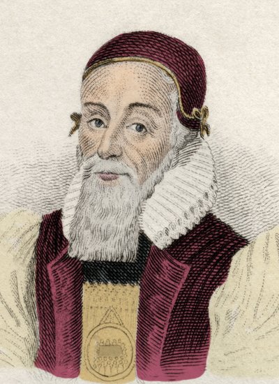 Portrait of Joseph Hall (1574-1656) English Bishop by Unknown artist