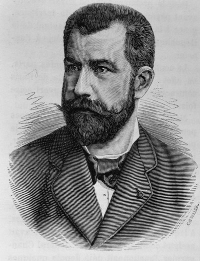 Portrait of Léon Renault. Engraving from 