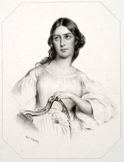 Portrait of Maria Garcia, Called the Malibran (1808-1836), Singer, Mezzo Soprano by Unknown Artist