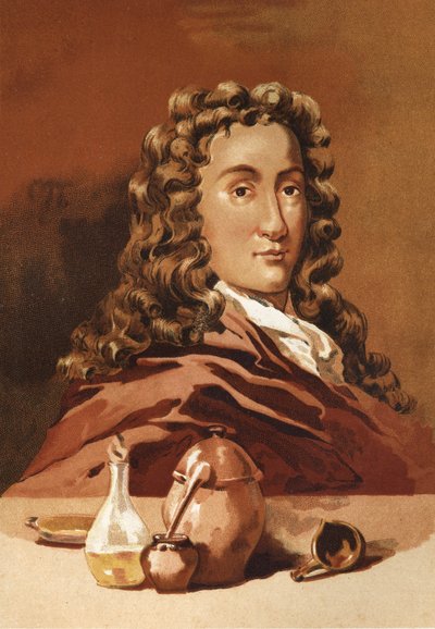 Portrait of Nicolas Lémery, French Apothecary and Chemist by Unknown artist