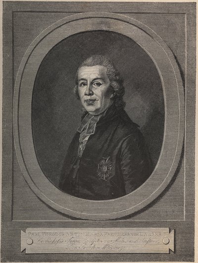 Portrait of Prince Karl Theodor von Dalberg, archbishop and statesman, writer and philosopher by Unknown artist