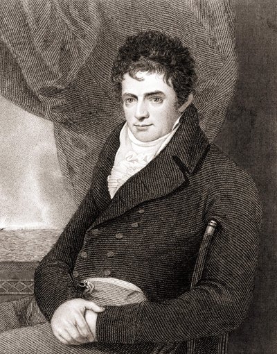 Portrait of Robert Fulton (1765 - 1815), American shipbuilding mechanic (Nautilus) by Unknown artist