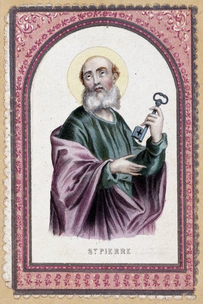 Portrait of Saint Peter in the Key - 19th century by Unknown artist