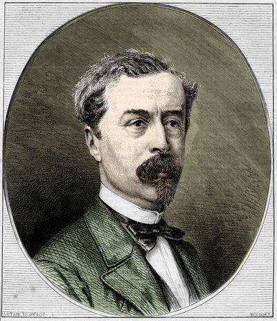 Portrait of Sir Richard Wallace (1818-1890), English philanthropist and art collector. Engraving from 1872 by Unknown artist