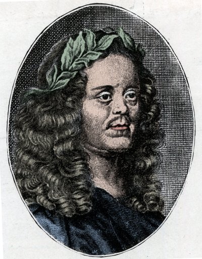 Portrait of Sir William Davenant (1606-1668), English poet and playwright (engraving) by Unknown artist