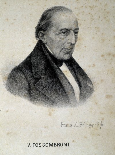 Portrait of Victorio Fossombroni by Unknown artist