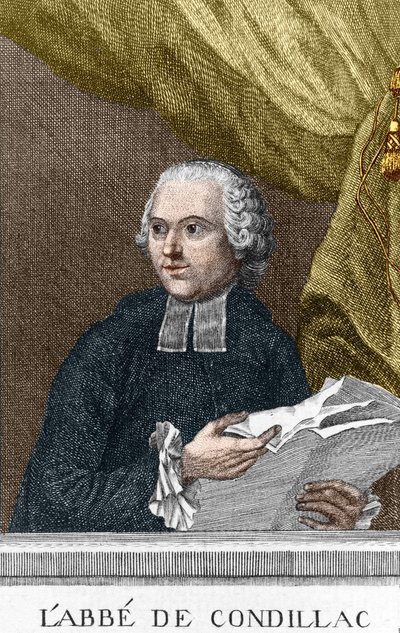 Portrait of the Abbe Etienne Bonnot de Condillac (1715 - 1780) philosopher francais by Unknown artist