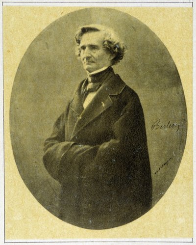 Portrait of the Composer Hector Berlioz (1803 - 1869) in 1858 by Unknown artist