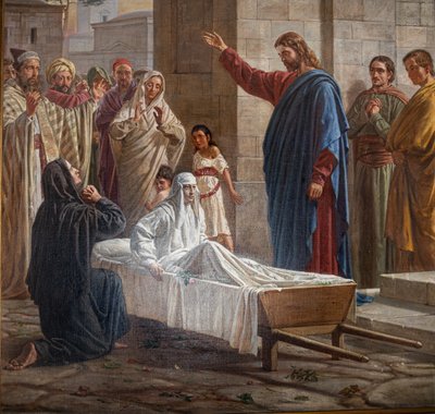 Raising of the Son of the Widow of Nain by Unknown Artist