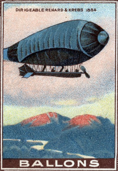 Renard and Krebs Airship Balloon by Unknown Artist