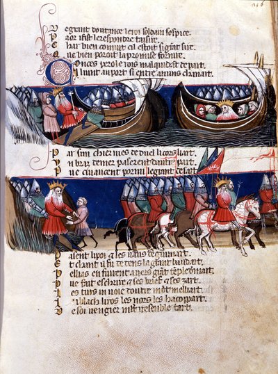 Representation of Charlemagne During His Conquests by Unknown artist