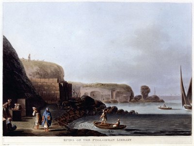 Ruins of the Ptolemaic Library of Alexandria - in Views in Egypt, Palestine and other parts of the Ottoman Empire by Unknown artist