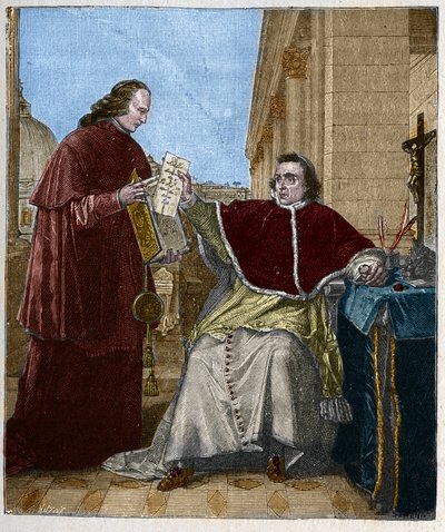 Signature of the Concordat between France and the Holy See, by Pope Pius VII, August 15 by Unknown artist