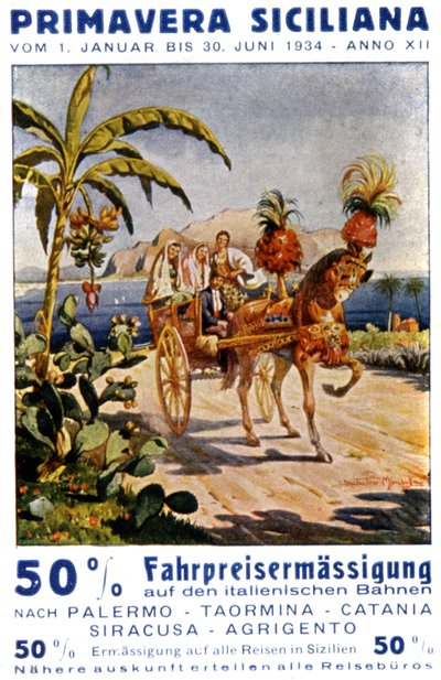 Spring in Sicily by Unknown Artist