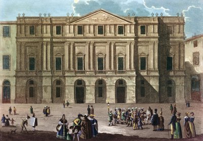Teatro alla Scala in Milan in the 19th Century by Unknown artist