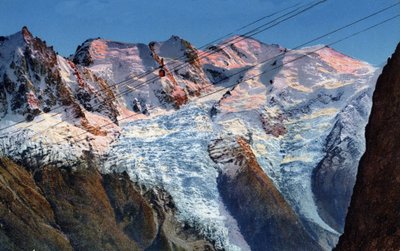 Telepherique Planpraz-le-Brevent, Chamonix, Haute-Savoie, Rhone-Alpes, France by Unknown Artist