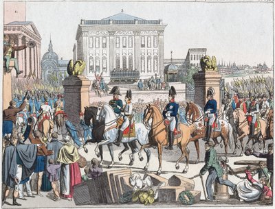The Allied Forces Marching into Paris on March 31 by Unknown artist
