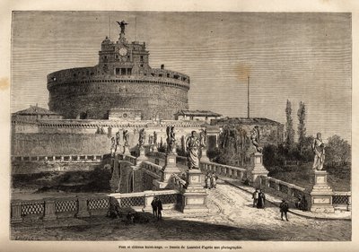 The bridge and the castle of Saint Angelo (Castel Sant