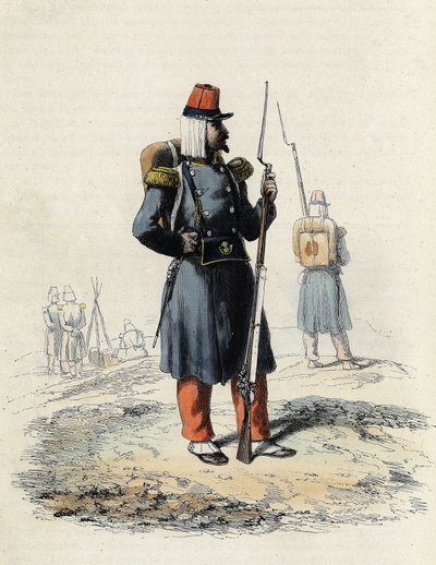 The light infantry of the French army during the expedition of Algiers in 1830, In 