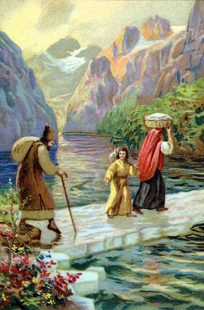 The Miracle of the Ice Bridge in the Life of Zarathustra by Unknown