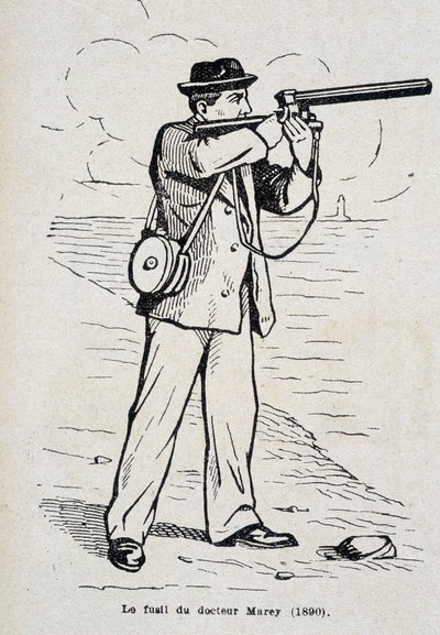 The rifle of Dr. Etienne Jules Marey (1890) by Unknown artist