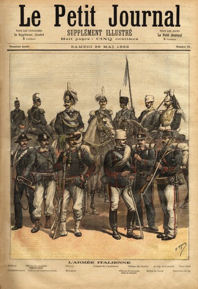 The Uniforms of the Italian Army by Unknown artist